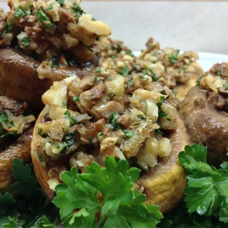 Baked Stuffed Mushrooms