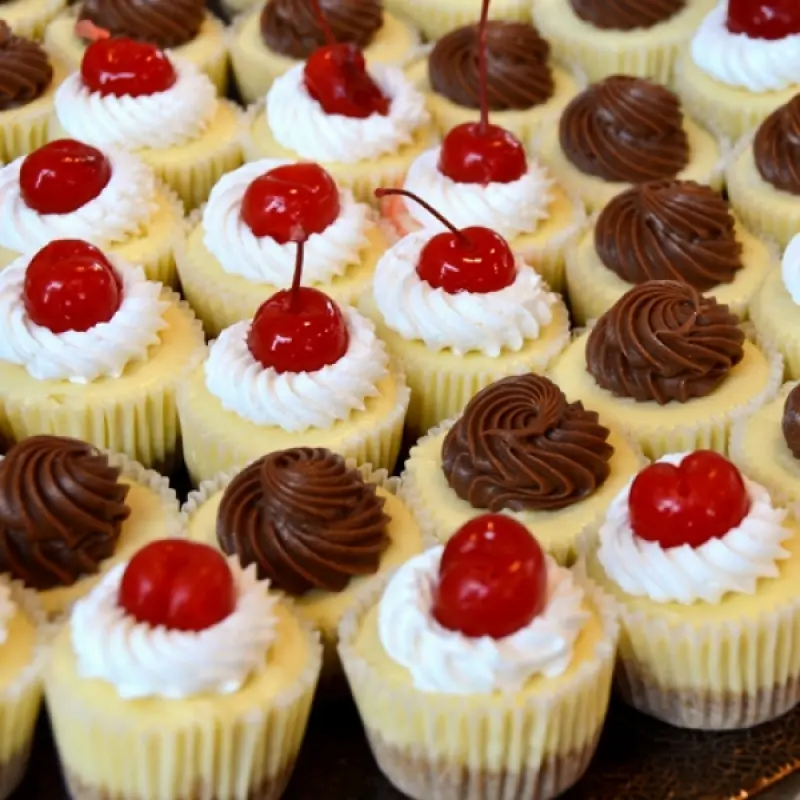 Mini Vanilla Cheesecakes