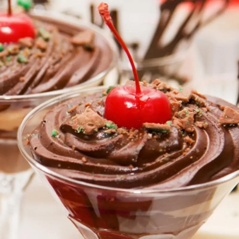 Creamy Dark Chocolate Mousse