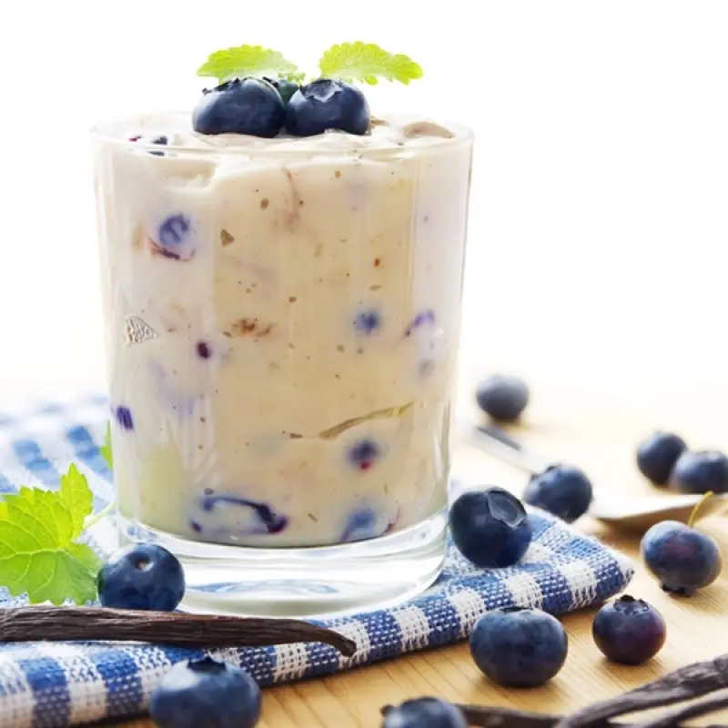 Blueberry Vanilla Pudding Parfait