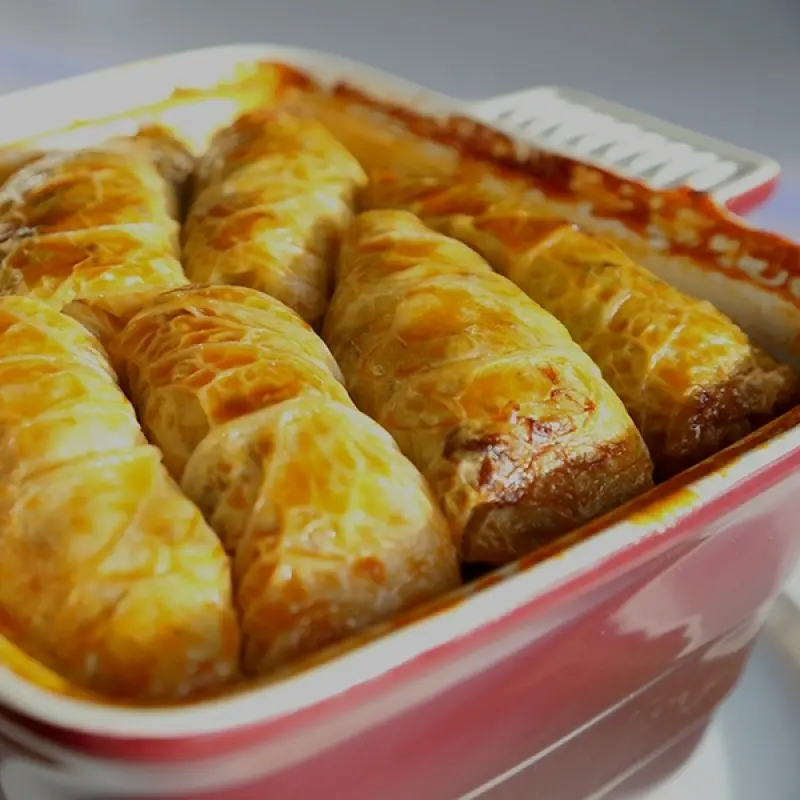 Grandmothers Homemade Cabbage Rolls