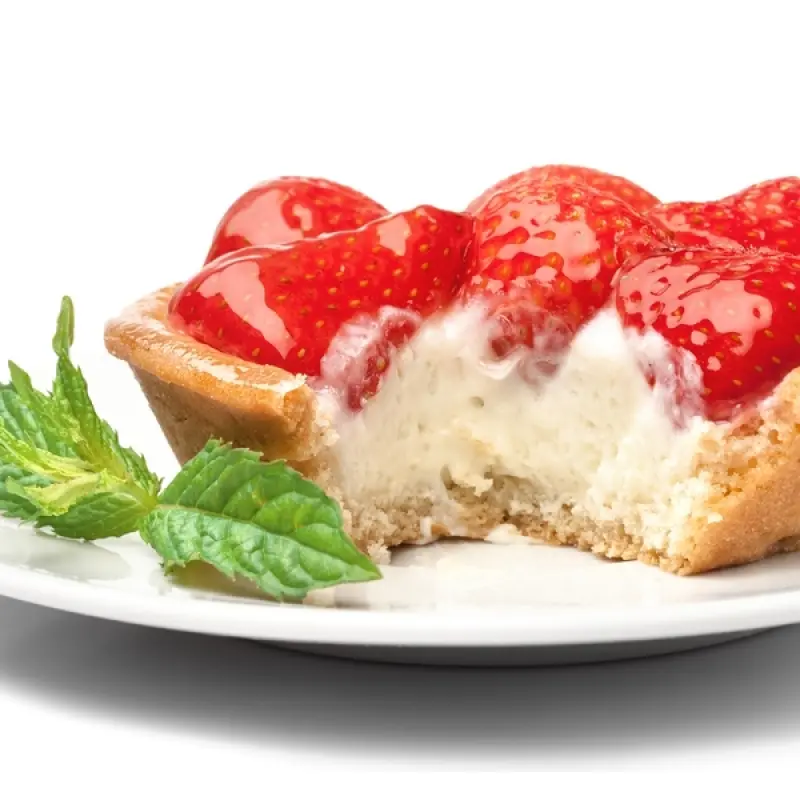 Glazed Strawberry Custard Tart