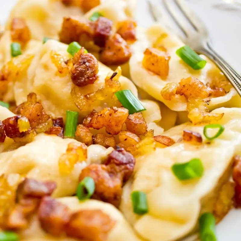 Pan Fried Perogies