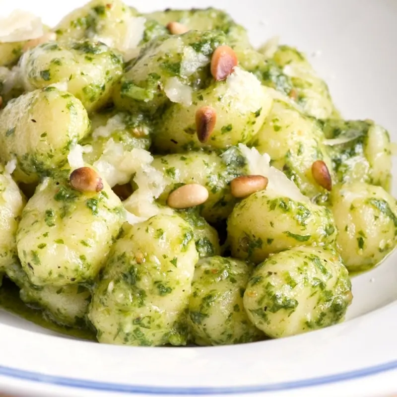 Pesto Cream Gnocchi