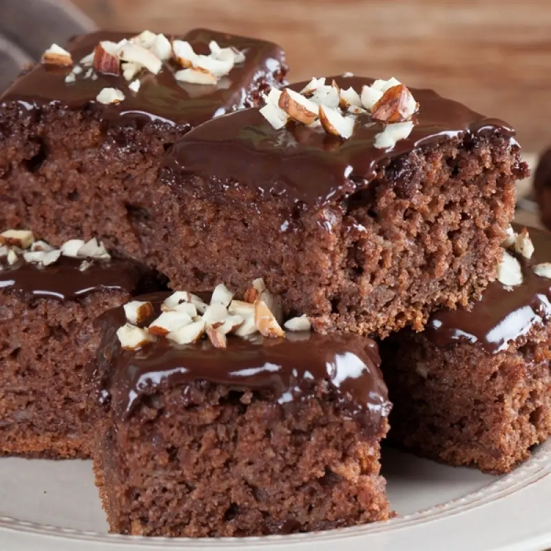 Chocolate Ginger Hazelnut Cake