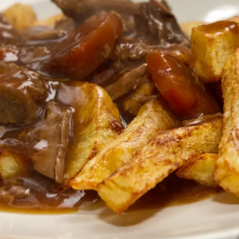 Simple Beef Stew With Fries