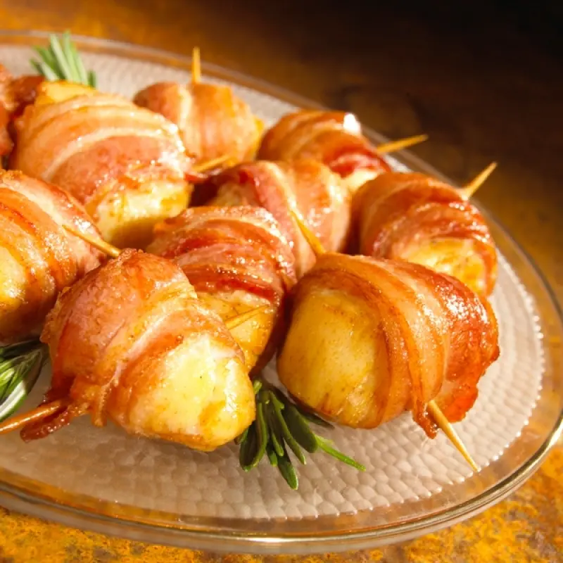Baked Bacon Wrapped Scallops