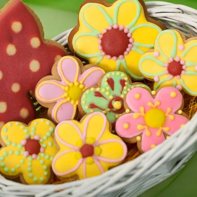 Gingerbread Springtime Cookies