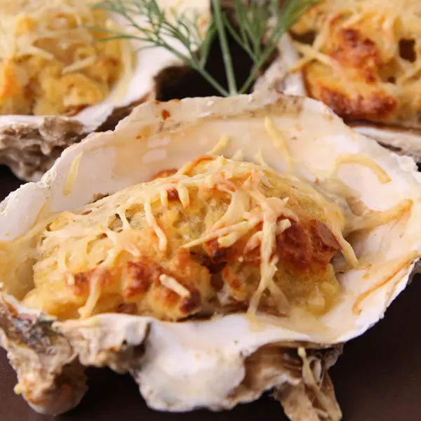 Baked Oysters With Cheese