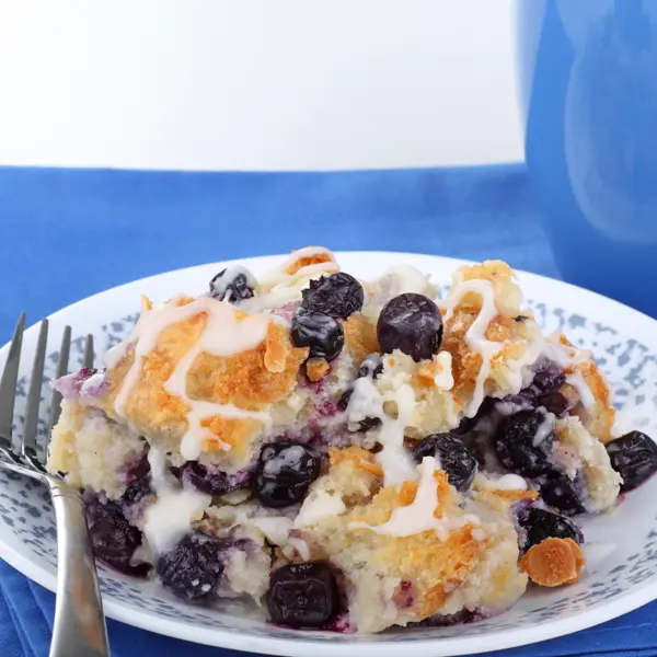 Blueberry Bread Pudding