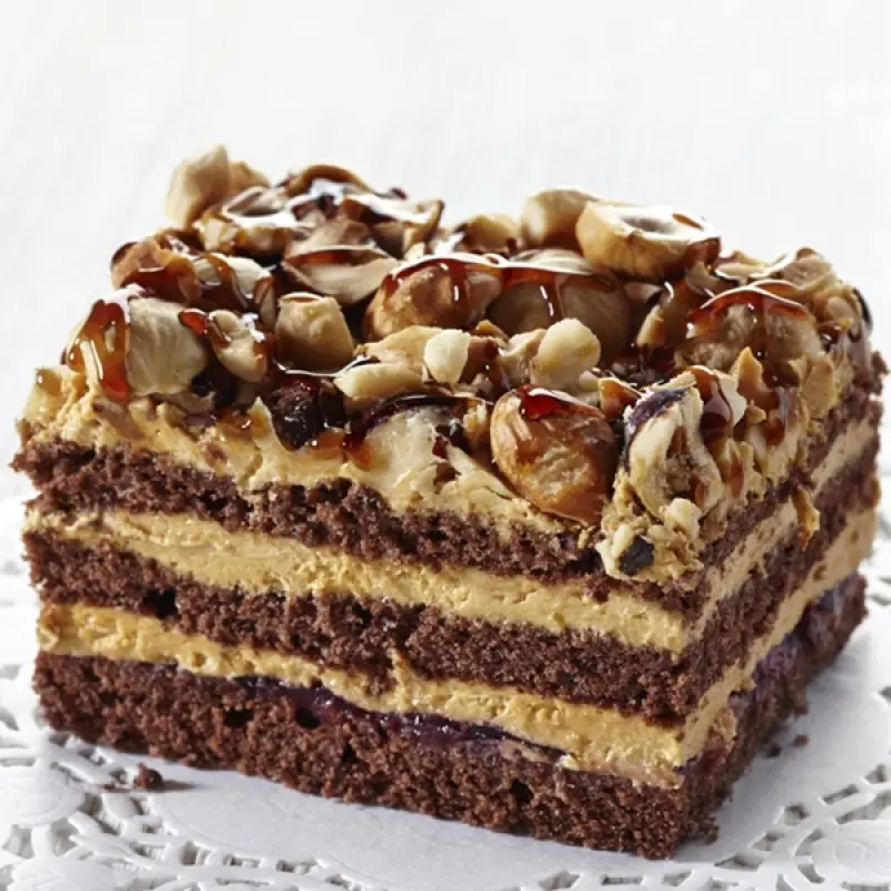 Chocolate Cake With Mousse Filling