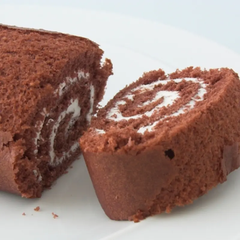 Swiss Chocolate Buttercream Roll
