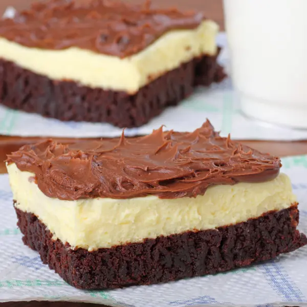 Fudge Cheesecake Brownies