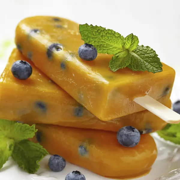Mango Blueberry Popsicles