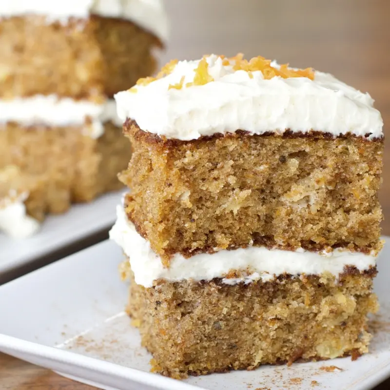 Carrot Cake With Cream Cheese Frosting
