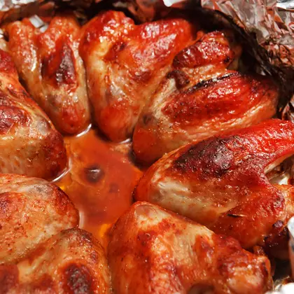 Caramelized Baked Chicken Wings