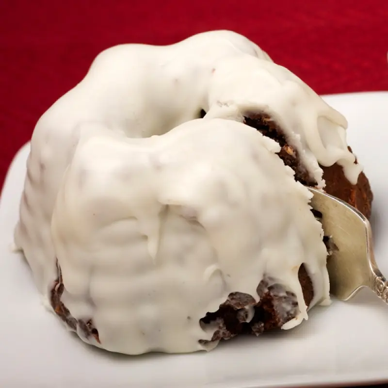 Mini Chocolate Bundt Cakes