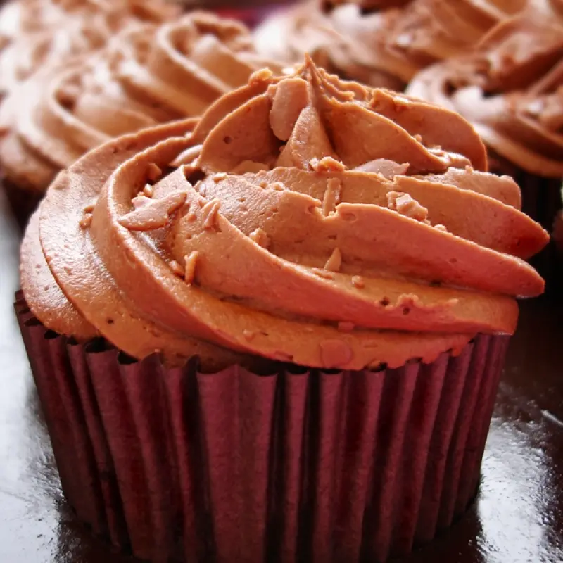 Chocolate Cupcake with Peanut Butter Frosting