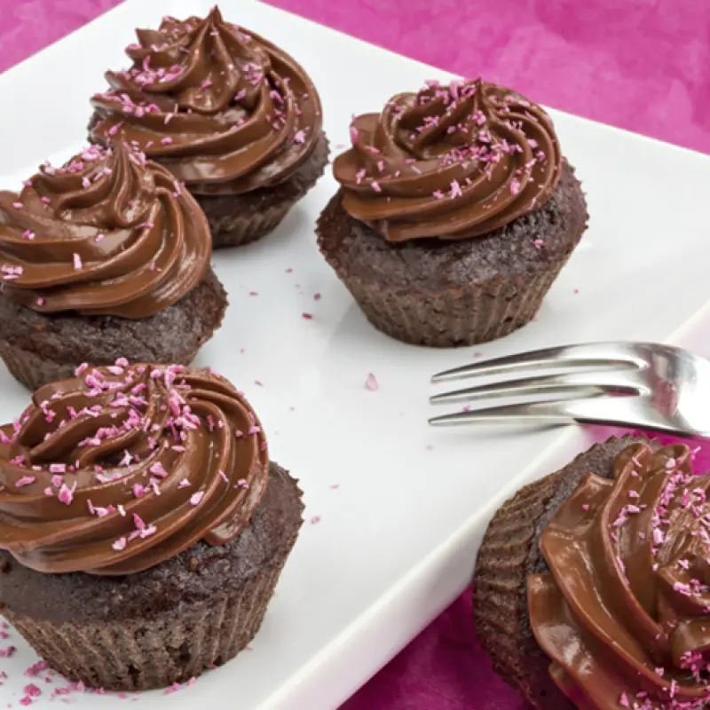 Flourless Chocolate Cupcakges