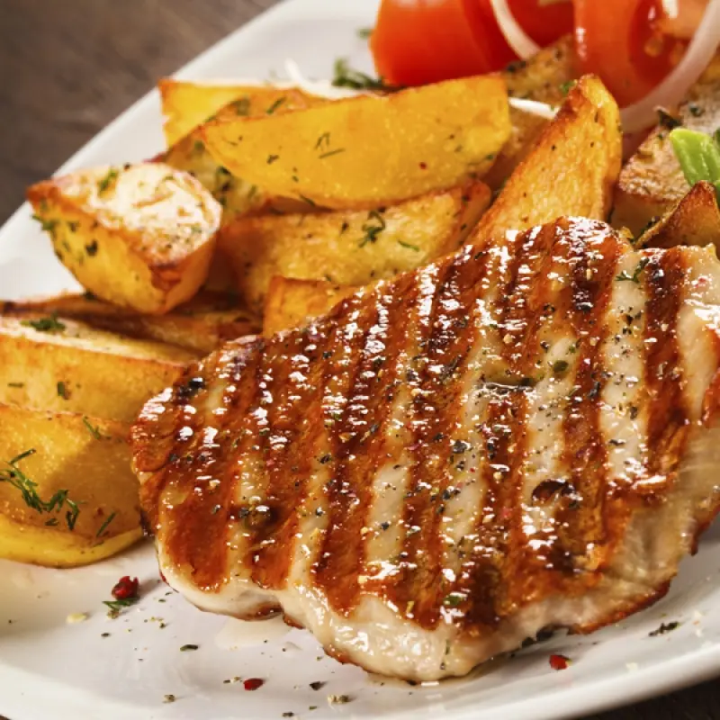 Grilled Pork Steak