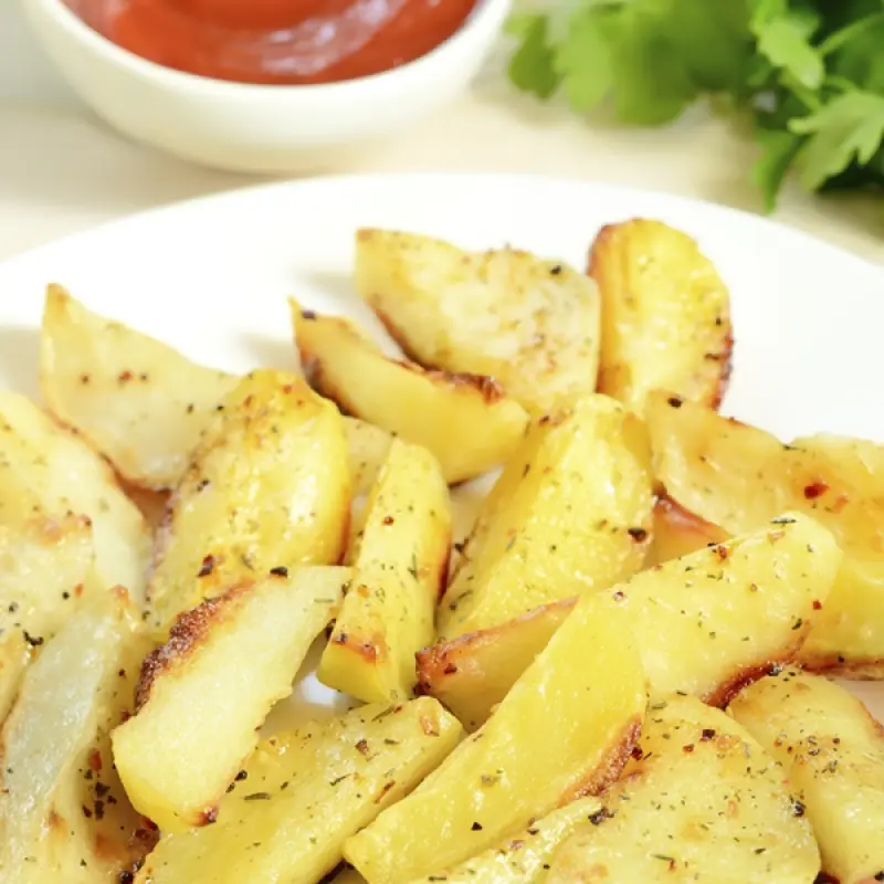 Fried Potato Wedges
