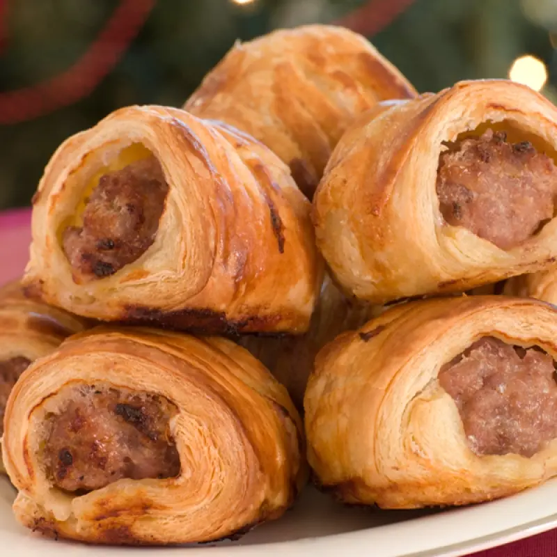 Puff Pastry Sausage Rolls