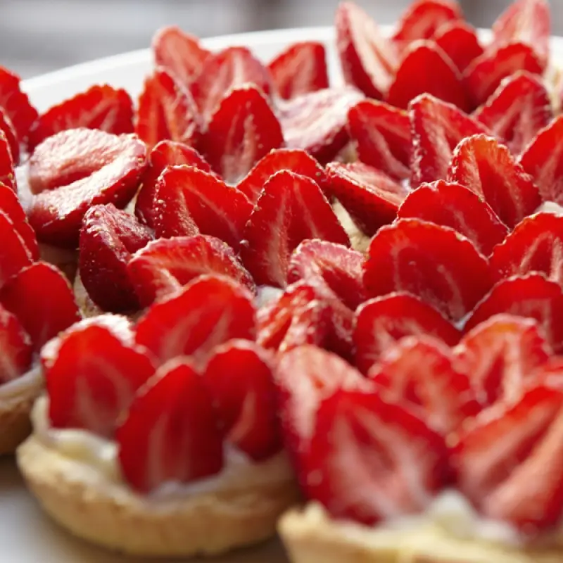 Strawberries Cream Tart