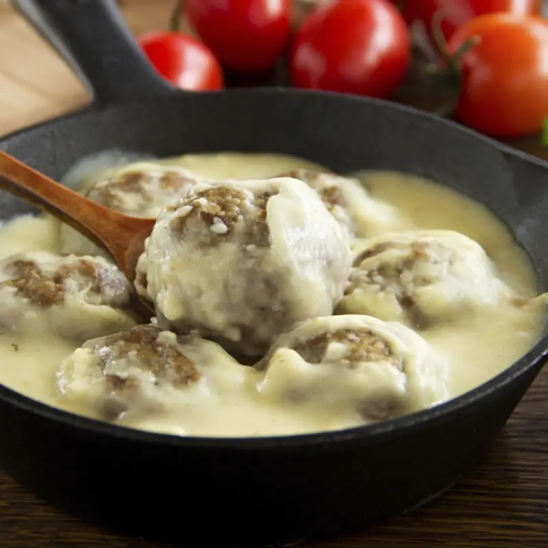 Swedish Meatballs In Cream Sauce