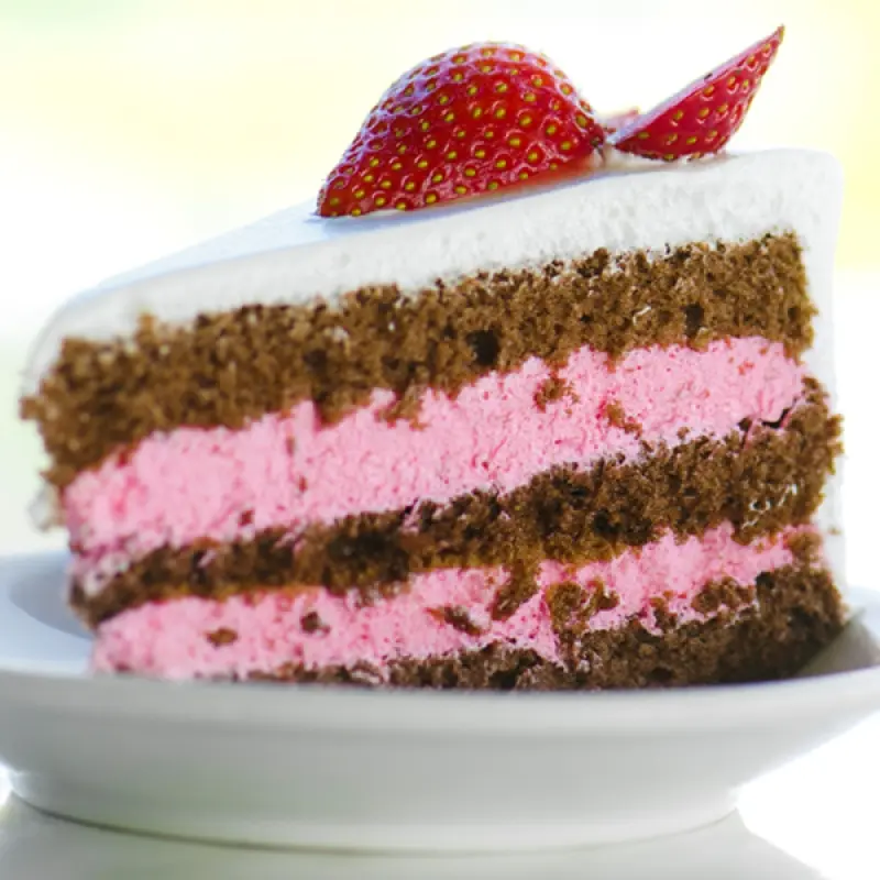 White Chocolate Mousse Cake