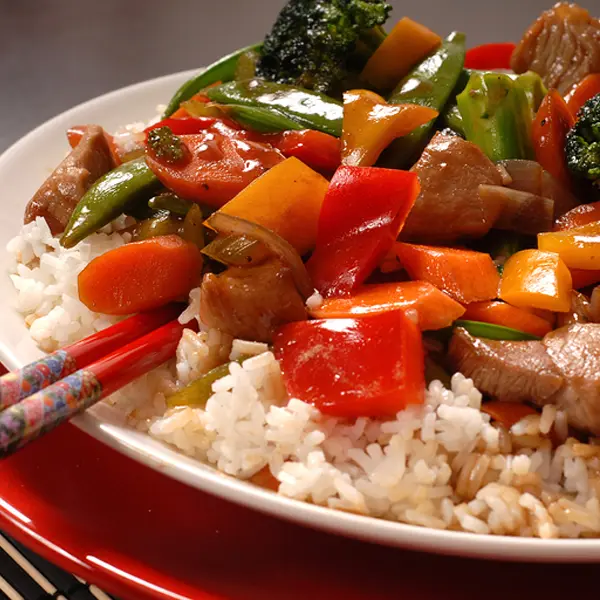 Sweet and Sticky Stir Fry Pork