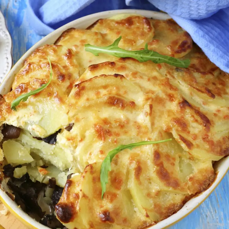 Potato Mushroom Casserole