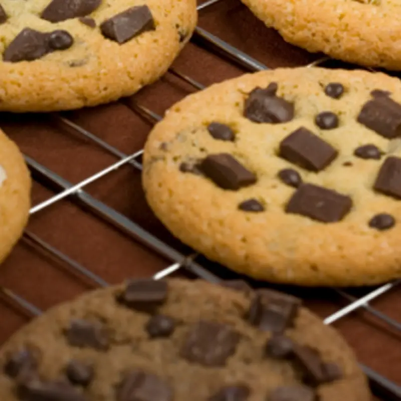 Double Chocolate Chunk Cookies
