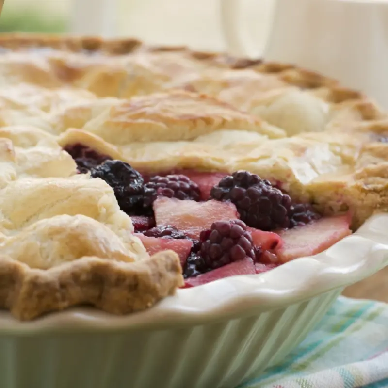 Blackberry and Apple Pie