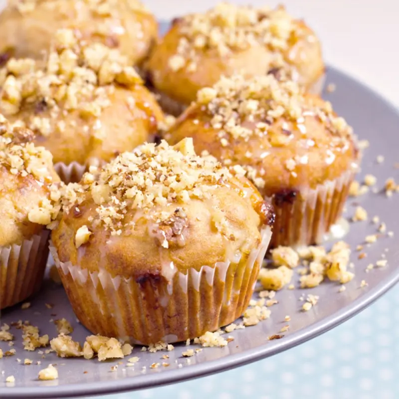 Banana White Chocolate Muffins