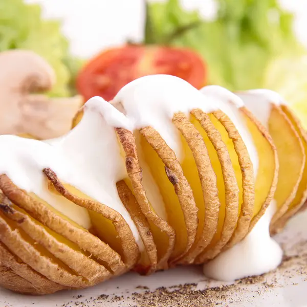 Spicy Hasselback Potatoes