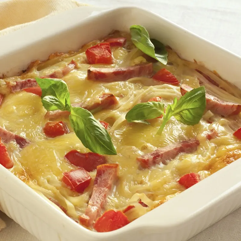 Ham And Cheese Casserole