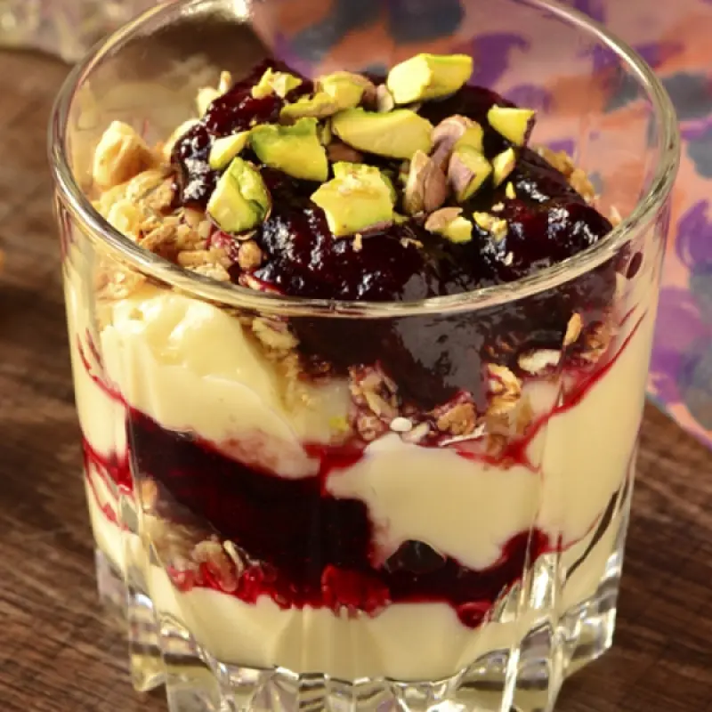 Plum Parfait