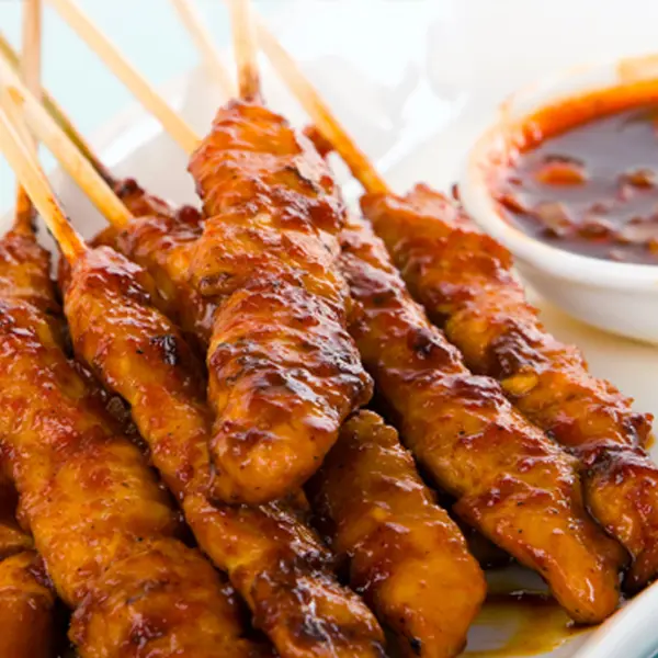 Indonesian Pork Tenderloin Skewers