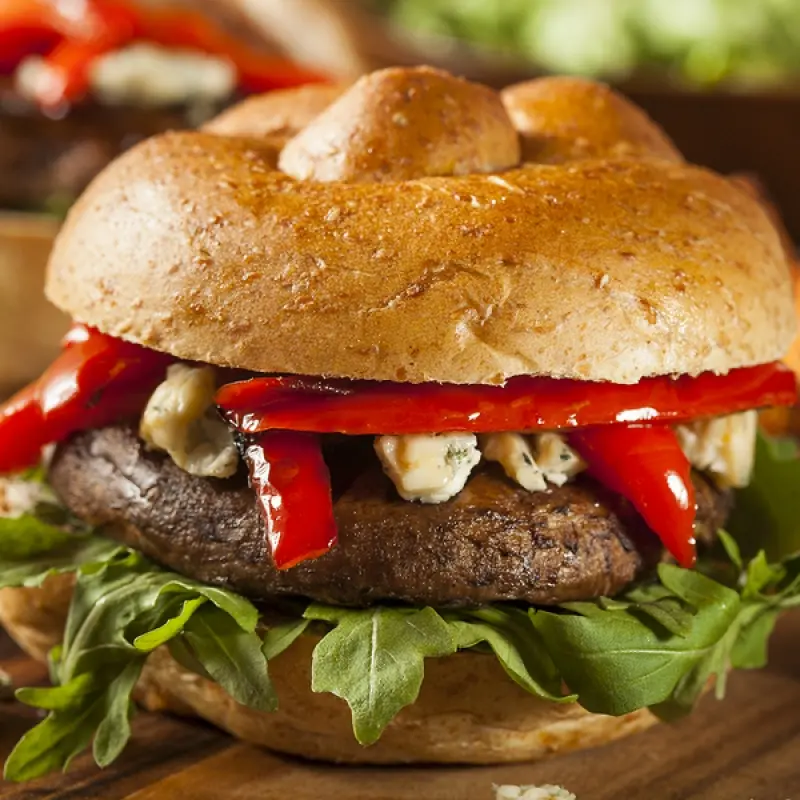 Portobello Mushroom Burgers