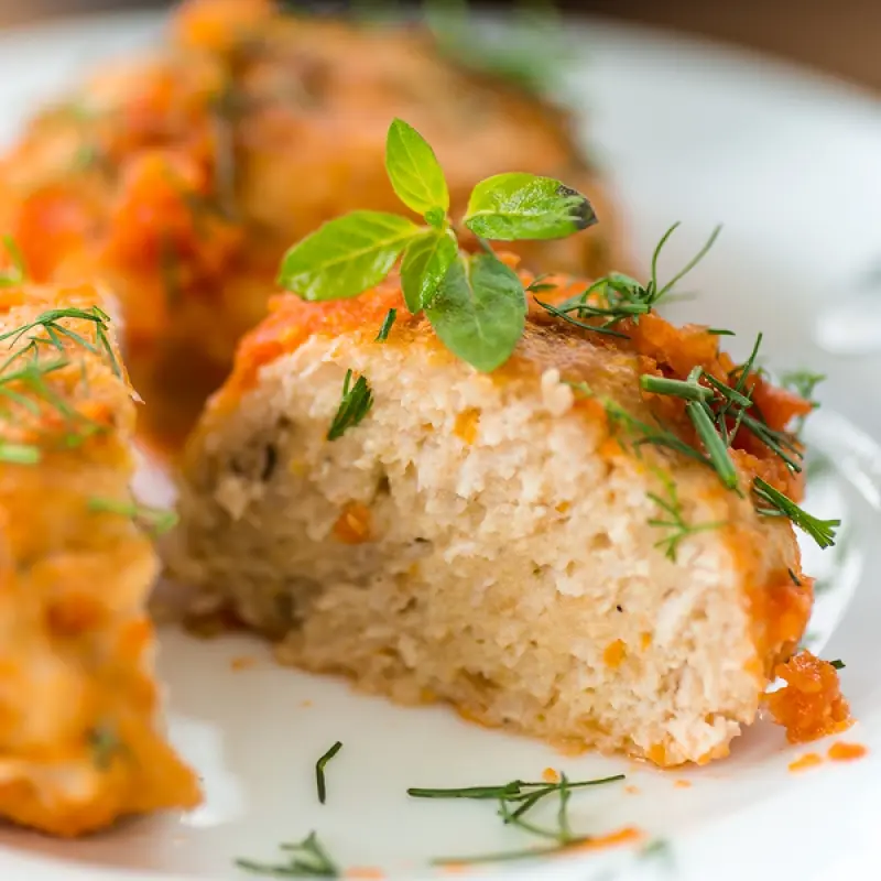 Baked Chicken Meatballs