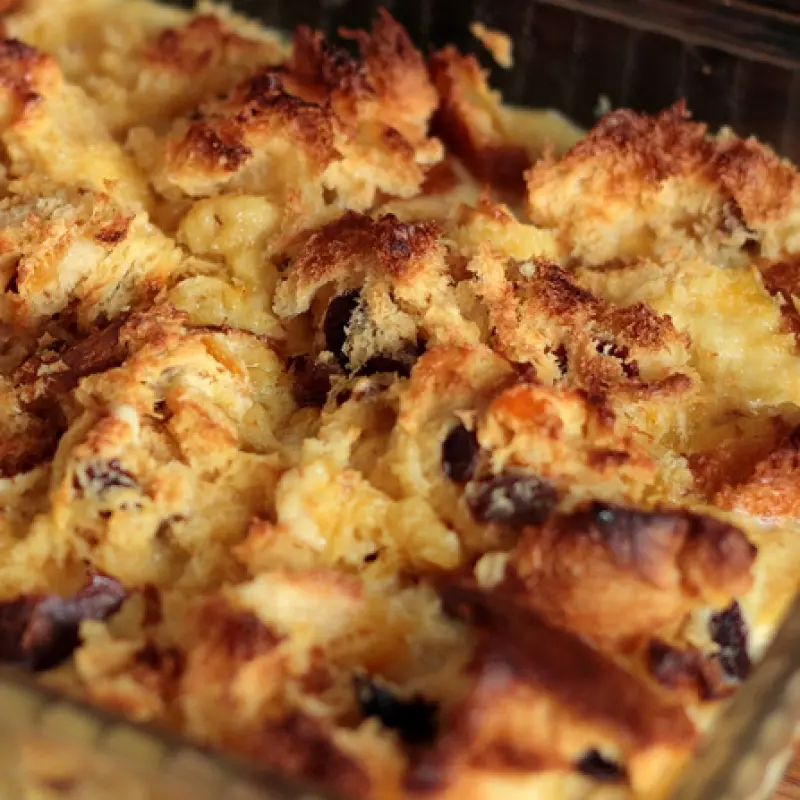 Cinnamon Raisin Bread Pudding