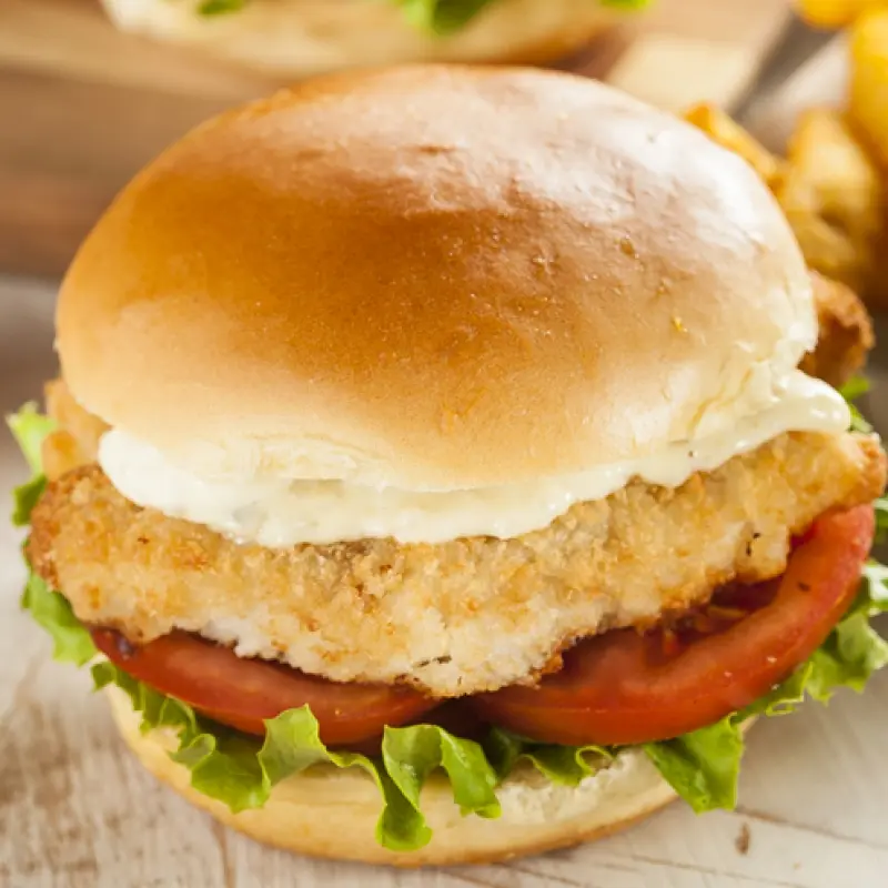 Breaded Fish Burger