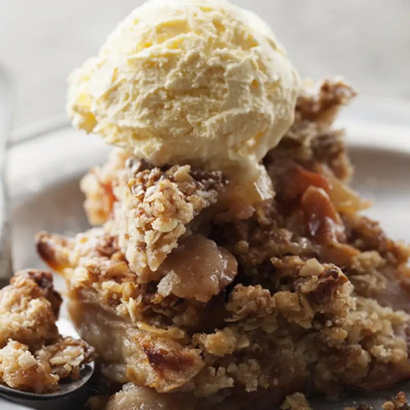 Apple Crisp With Granola