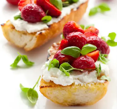 Strawberry Bruschetta