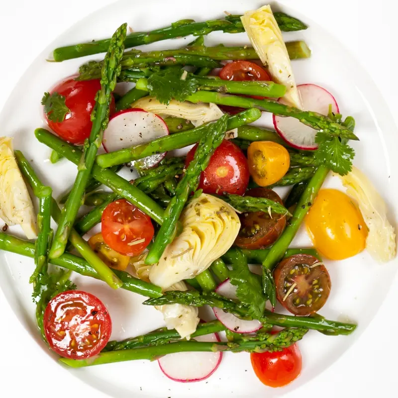 Roasted Asparagus Salad
