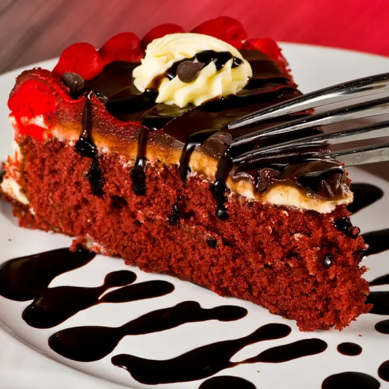Single Layer Red Velvet Cake