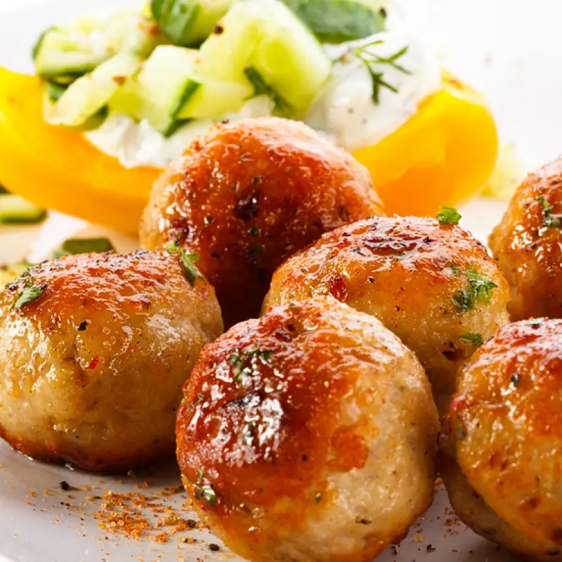 Baked Chicken Balls