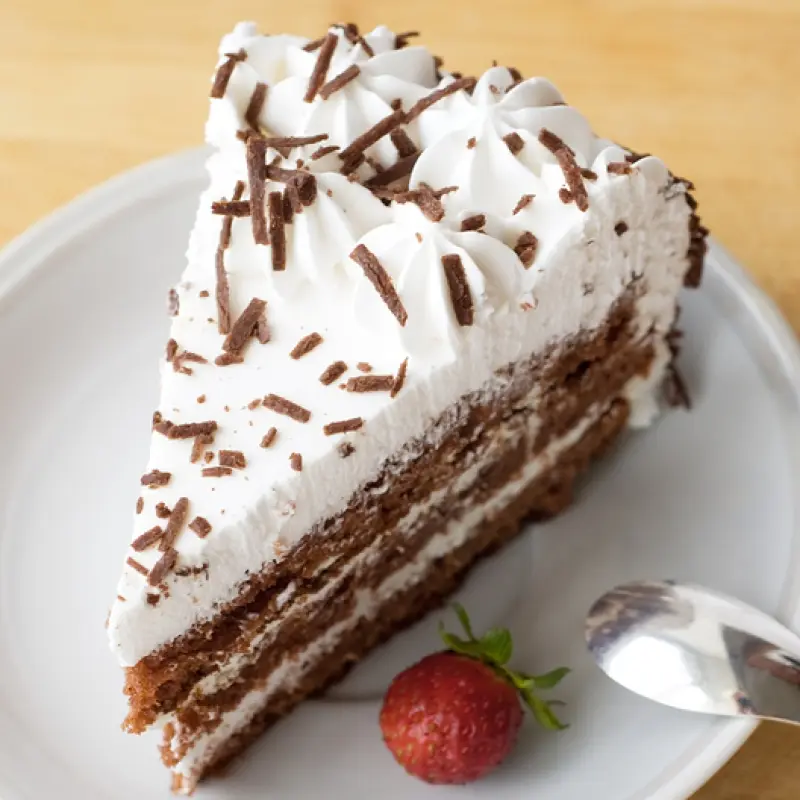 Chocolate Cake With Cream Frosting