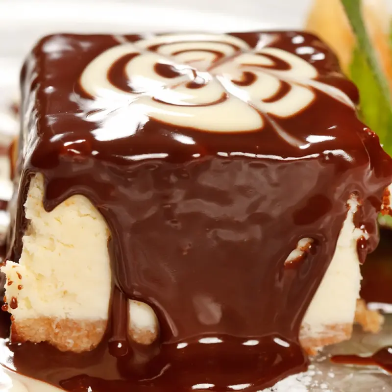 Cheesecake Squares With Graham Cracker Crust