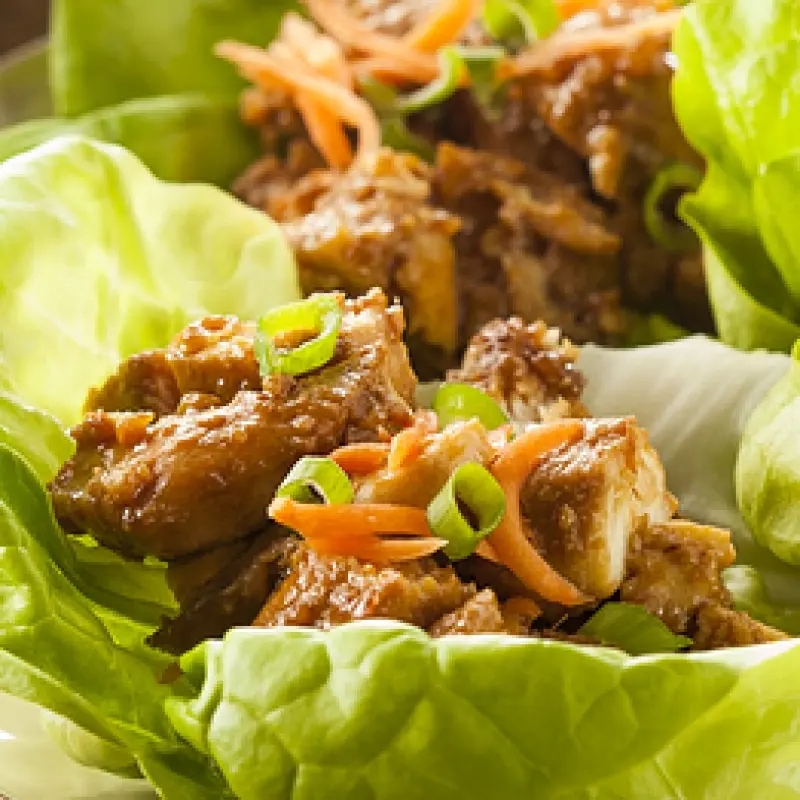 Easy Chicken Lettuce Wraps